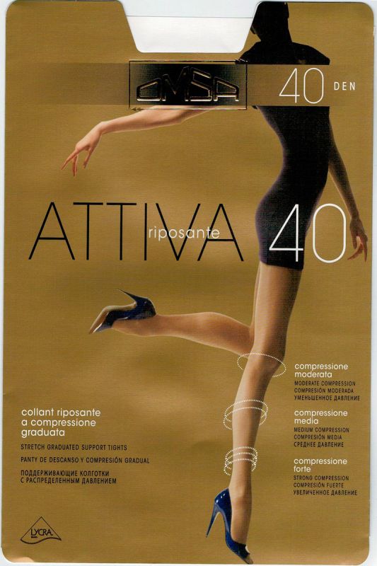Колготи жіночі OMSA Attiva 40 den