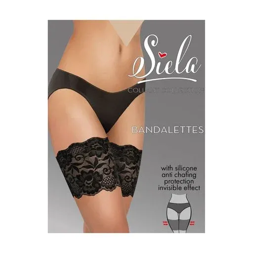 Бандалетки на стегна мереживні Siela