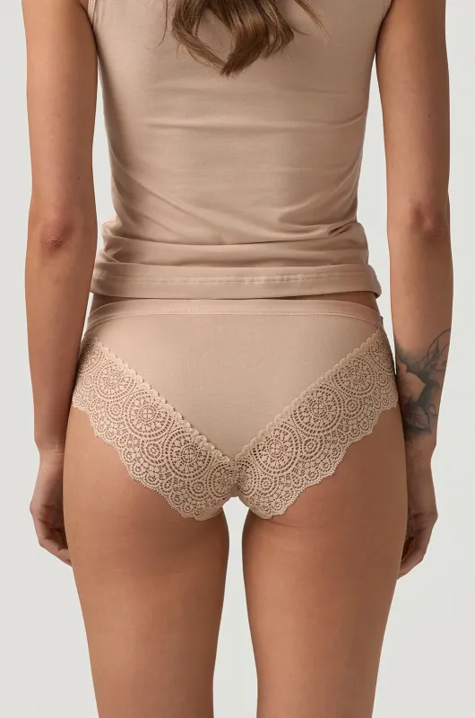 Труси жіночі бікіні Elva 300 Ellen: молочний, чорний, беж